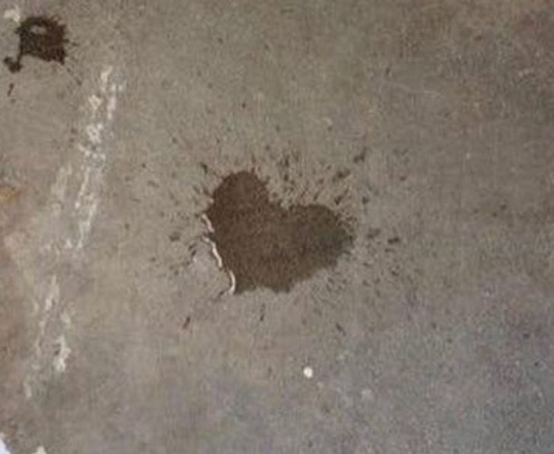 "Danas je godišnjica smrti moje žene i kad sam prolio vodu stvorila se ovakva mrlja. To mi ona želi poručiti da će sve biti u redu."