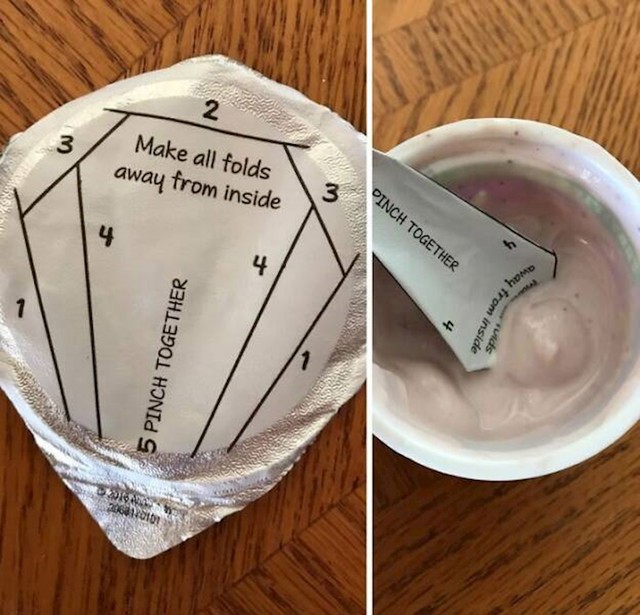 9. Poklopac za jogurt od kojeg možete napraviti žlicu