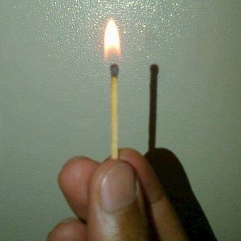 16. "Inspirirao me obrazovni TV program i odlučio sam dokazati da vatra nema sjenu. "