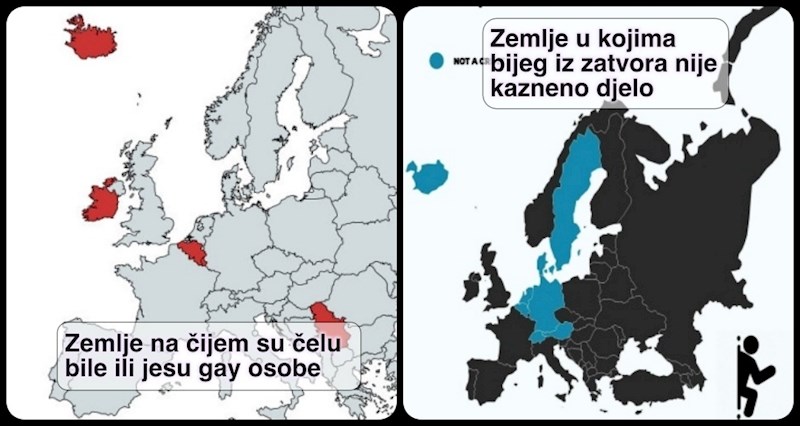 15 zanimljivih mapa koje svijet stavljaju u neku posve novu perspektivu