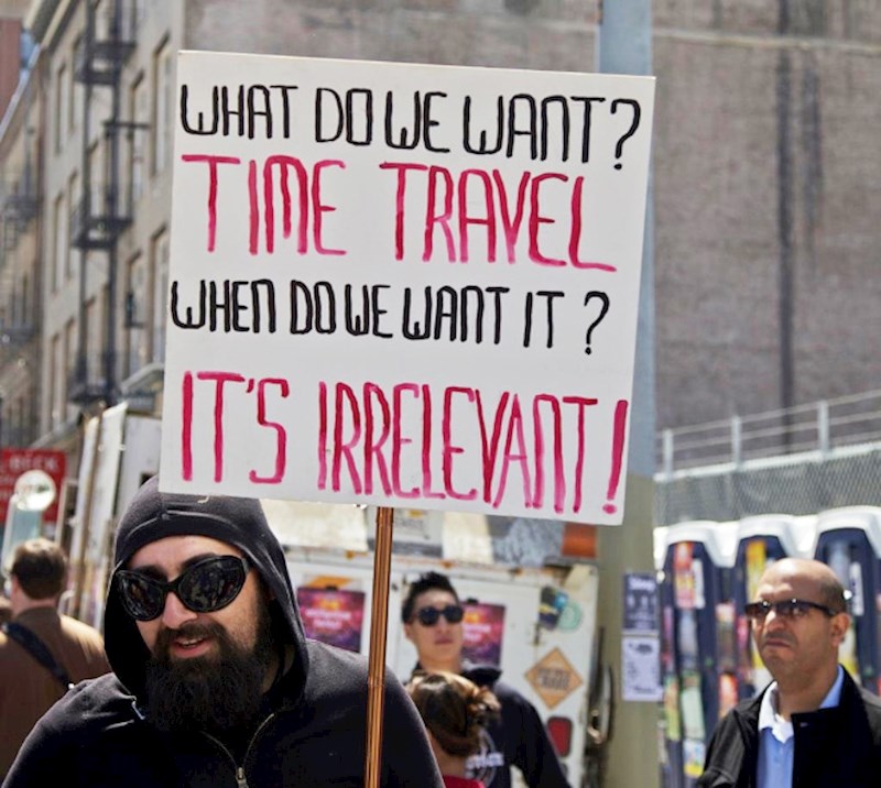 "Što želimo? Putovati kroz vrijeme. Kada? Nebitno."