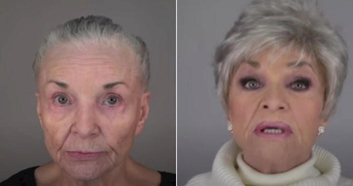 VIDEO 80-godišnjakinja pomoću šminke rekreirala svoje lice iz mlađih dana