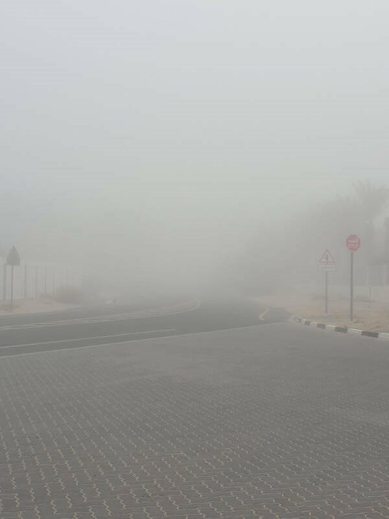 4. Polaže vozački ispit. Ovo je stanje na cesti toga jutra.