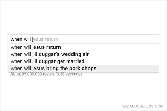 11. "Hoće li Isus donijeti svinjske kotlete?"