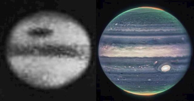 2. Prva fotografija Jupitera i suvremena fotka tog planeta