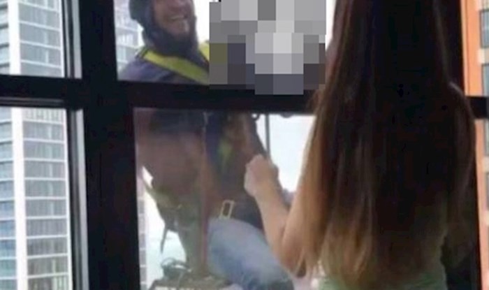 Perač prozora napravio je nešto preslatko kako bi razveselio nepoznatu djevojku u bolnici