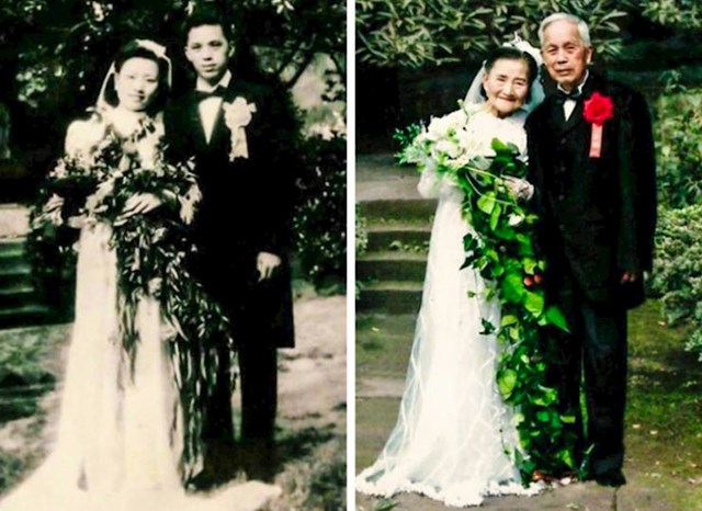 13. Rekreirali su fotku sa svojeg vjenčanja nakon 50 godina