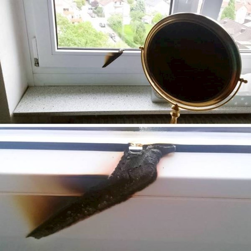 15. Ostavila je ogledalo pokraj prozora...