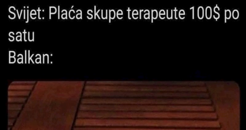 Balkancima ne trebaju skupi psihoterapeuti, evo kako se to ovdje rješava