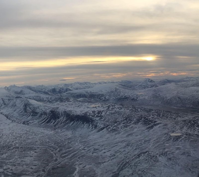 3. Ovo nisu valovi oceana, nego planinski vrhovi prekriveni snijegom