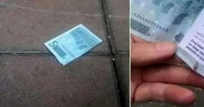 Netko se poveselio jer je pronašao novčanicu, morate vidjeti što je ugledao kad ju je rasklopio
