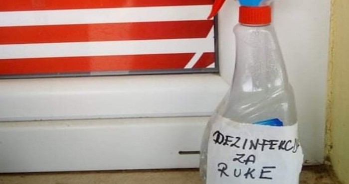 Radnice iz dućana u Dalmaciji briljantno su osigurale dezinficijens od kradljivaca