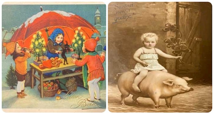 RETRO SRIJEDA 17 starih blagdanskih čestitki koje danas izgledaju prilično bizarno