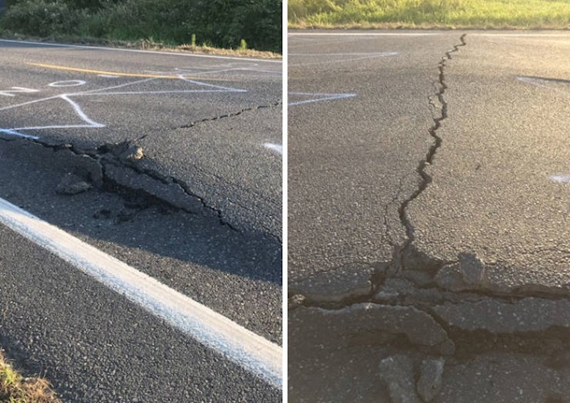 6. Asfalt doslovno puca koliko je vruće