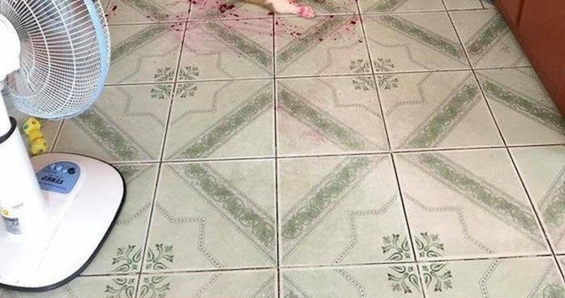 Ova kuhinja možda djeluje kao mjesto stravičnog zločila, ali zapravo se dogodilo nešto preslatko