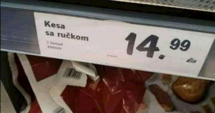 Oznaka za plastične vrećice zbunila je kupca, morate vidjeti što ga je razočaralo
