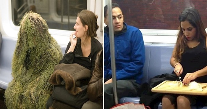 20 čudnih scena koje se mogu vidjeti samo u javnom prijevozu
