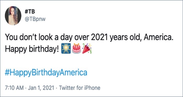Genijalci iz Amerike koji misle da je njihova zemlja stara 2021 godinu
