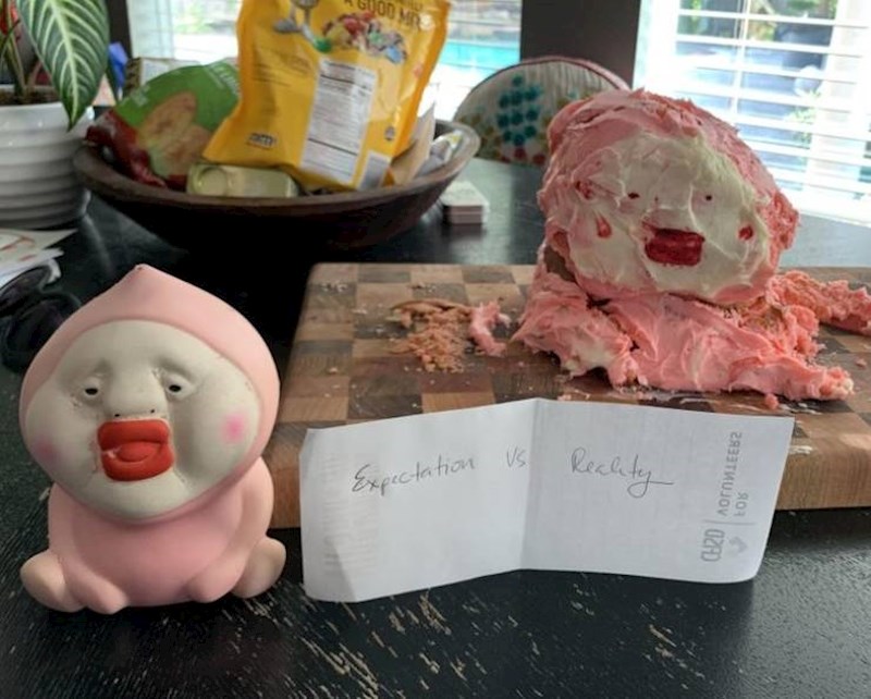 8. Rođendanska torta nije ispala baš kako je zamišljena