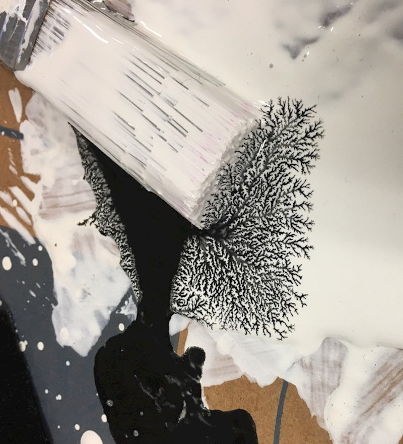 3. Crna i bijela boja su se slučajno pomiješale i nastao je ovaj genijalan uzorak