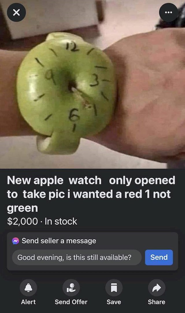 7. Netko prodaje "Appleov sat" za 2 tisuće dolara...