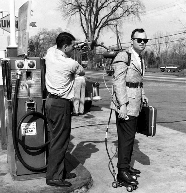 Koturaljke na benzin bile su hit u trgovaca 1960-ih.