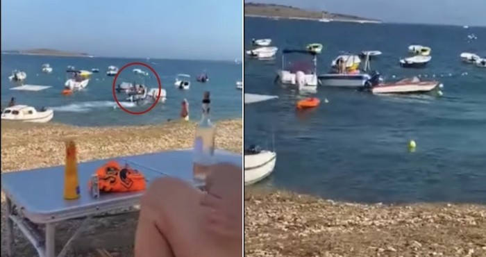 Koji bezobrazluk! Snimka tipa koji gliserom divlja na samoj plaži sve je prenerazila