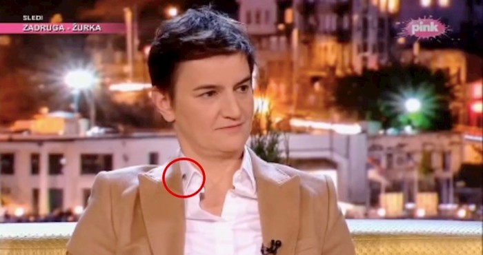 Bizaran TV incident: Srpska premijerka otkrila je da se boji buba, dok joj je jedna šetala po kragni
