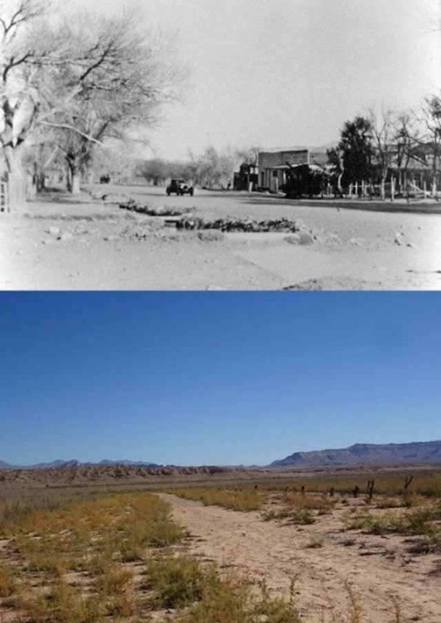 13. Napušteni grad u Nevadi, 1902. i danas