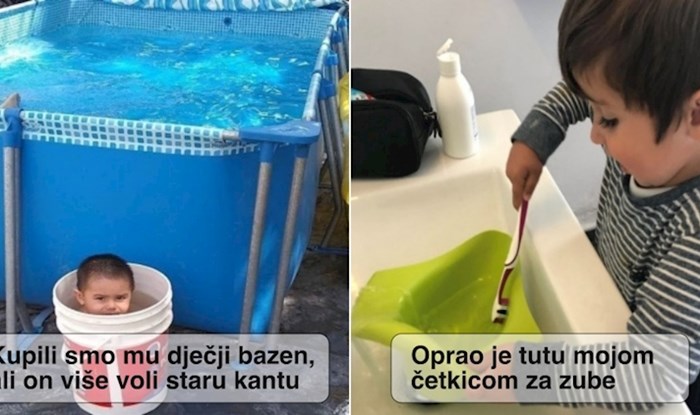 19 smiješnih fotki na kojima se vidi da klinci uvijek pronađu novi način da nas iznenade