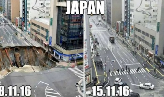 Komično, ali i tužno; pogledajte koliko sanacija rupe traje u Japanu, a koliko kod nas
