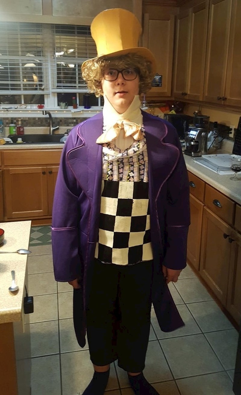 "Naš sin ima Aspergerov sindrom i izašao je iz svoje zone komfora kad se obukao u Ludog šeširdžiju."