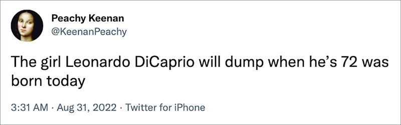 Djevojka koju će DiCaprio napucati kad će imati 72 godine rođena je danas