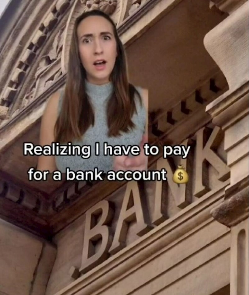 5. Ono kad sam shvatila da moram plaćati račun u banci