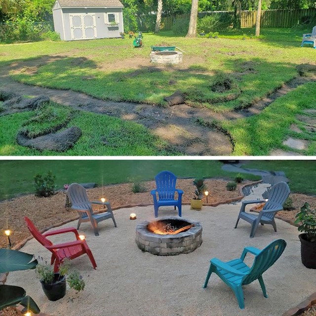 5. Ovi ljudi odlučili su sami urediti svoj vrt. Za ovaj rezultat trebalo im je tjedan dana posla i 700 dolara.