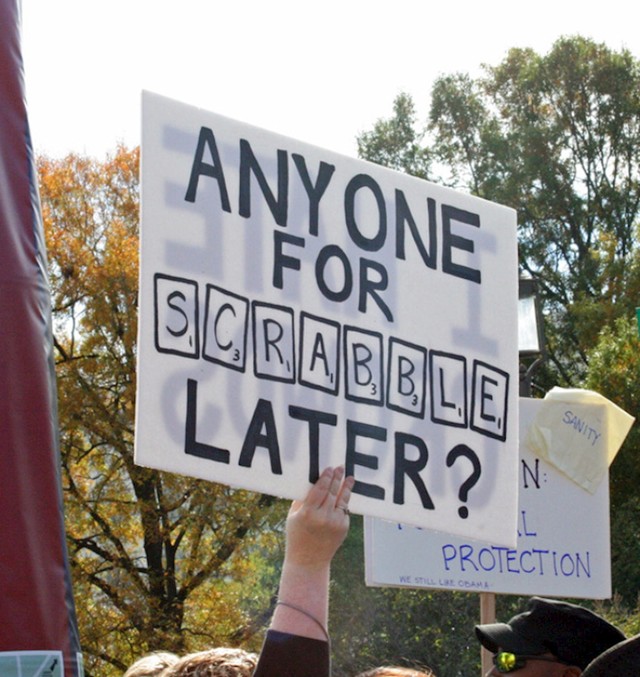 "Hoće netko igrati Scrabble kasnije?"