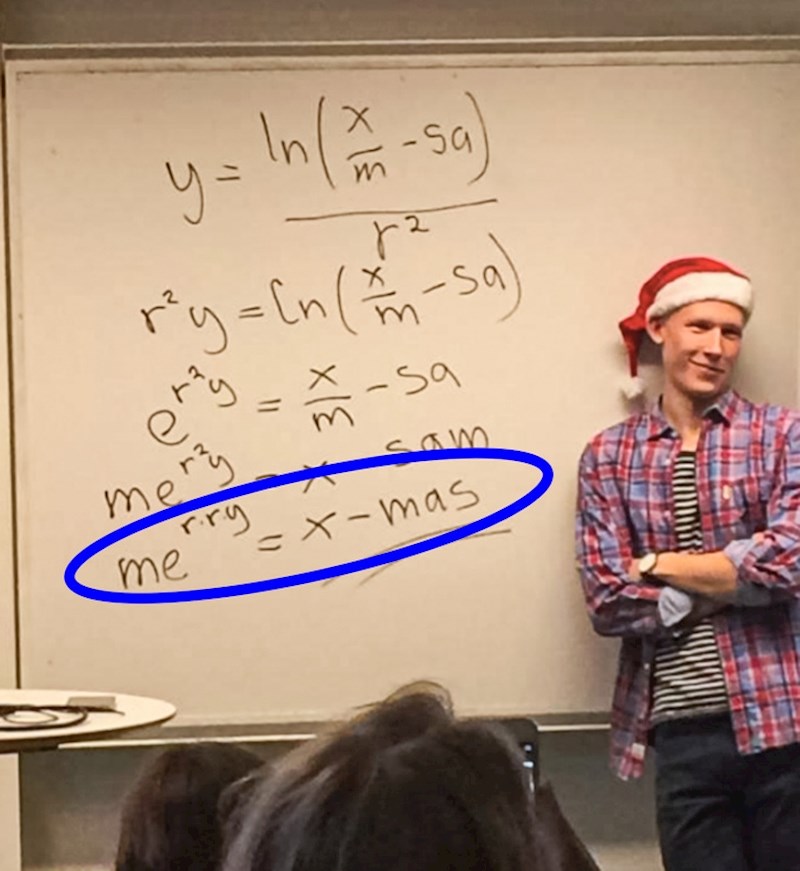 6. Profesor matematike koji je pomogao svojim učenicima da pronađu božićni duh.