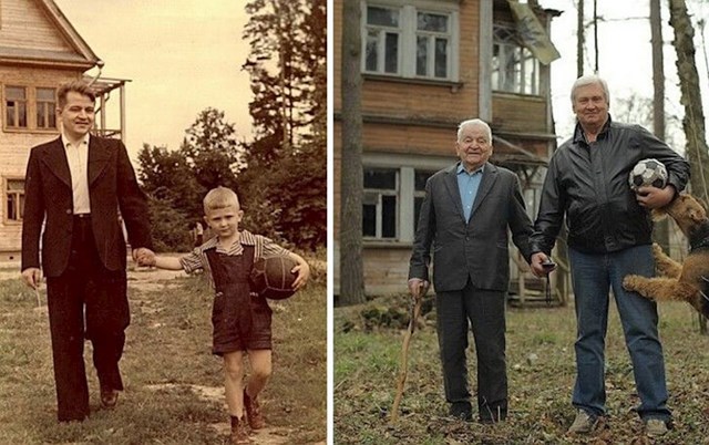 10. Otac i sin, 60 godina kasnije. :)