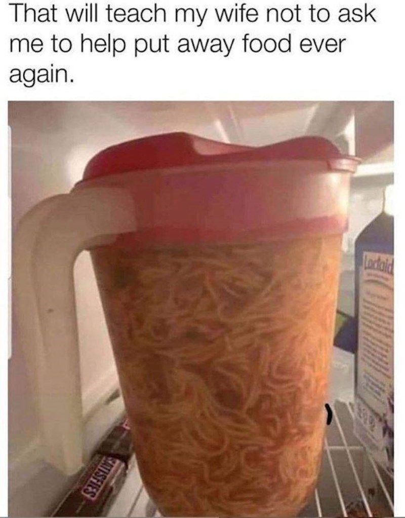 5. Kako je pospremio ostatke juhe...