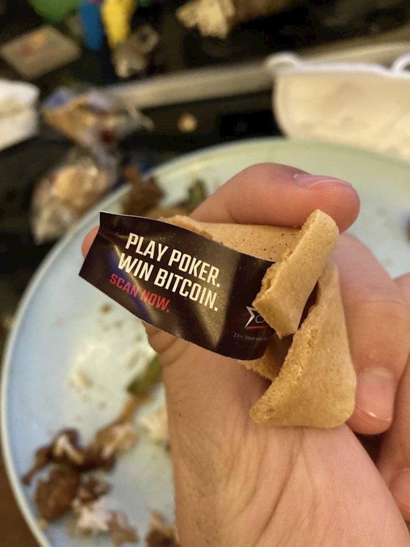 12. Pronašla sam reklamu u svojem kolačiću sreće