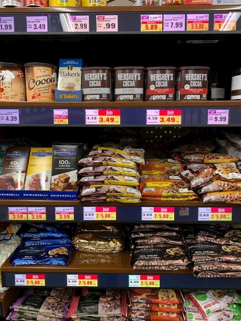 9. Dućan koristi LED tehnologiju za prikaz cijena artikala umjesto papirića