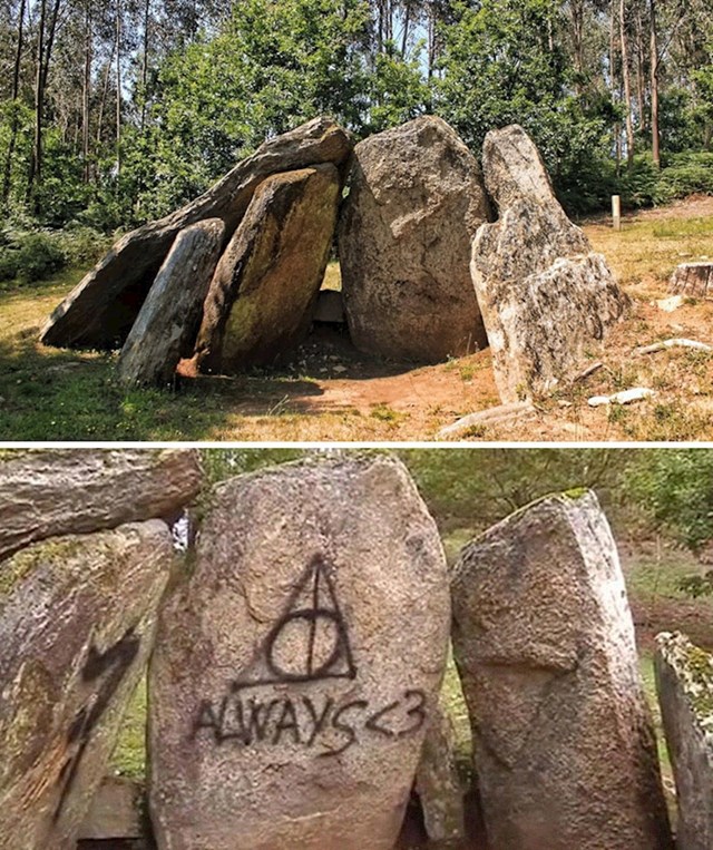 #22 Megalitska grobnica stara 2 000 godina u Španjolskoj, uništena referencama o Harryju Potteru