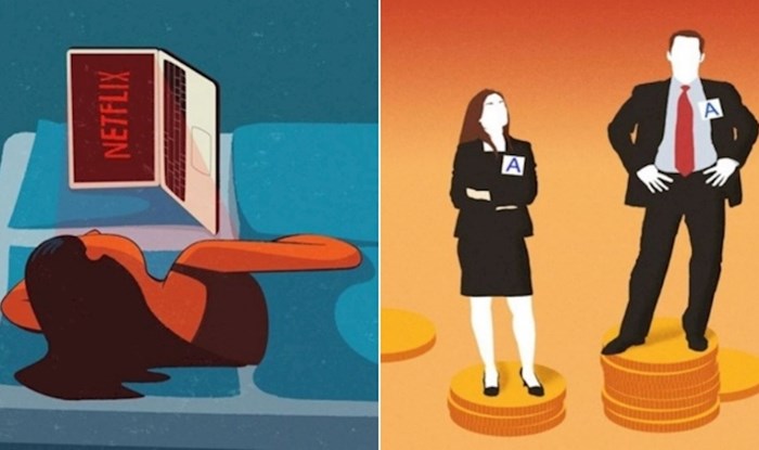 16 kreativnih ilustracija koje odlično opisuju probleme modernog društva