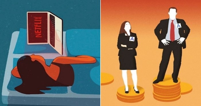 16 kreativnih ilustracija koje odlično opisuju probleme modernog društva