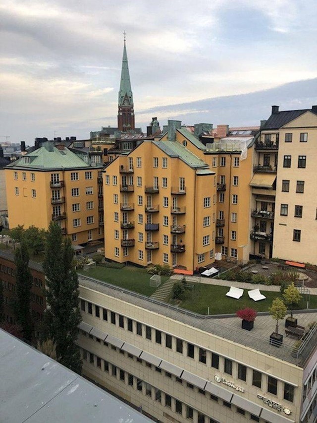 13. U Stockholmu postoje zgrade na zgradama.
