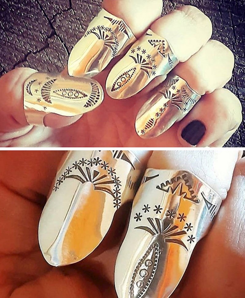 1. "Radim u kovačnici i nemam lijepe nokte. Zato sam si izradila ovaj nakit!"