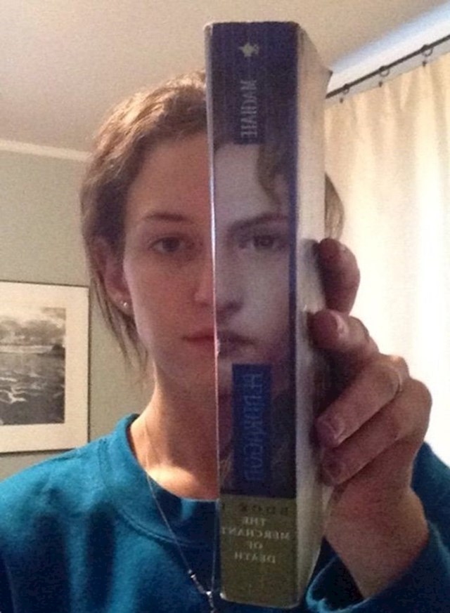 2. Pronašla je knjigu na čijim je koricama lice koje je skoro pa identično njezino!