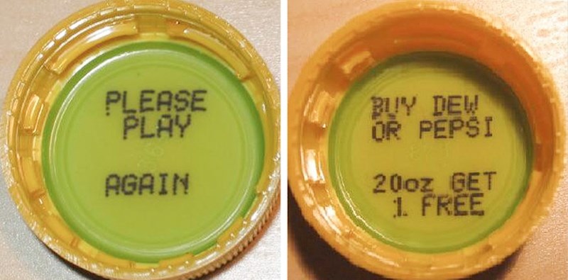 13. Nagradne igre ispod čepova boca.