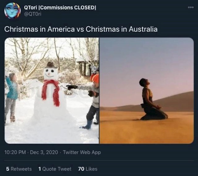 1. Božić u SAD-u i Božić u Australiji