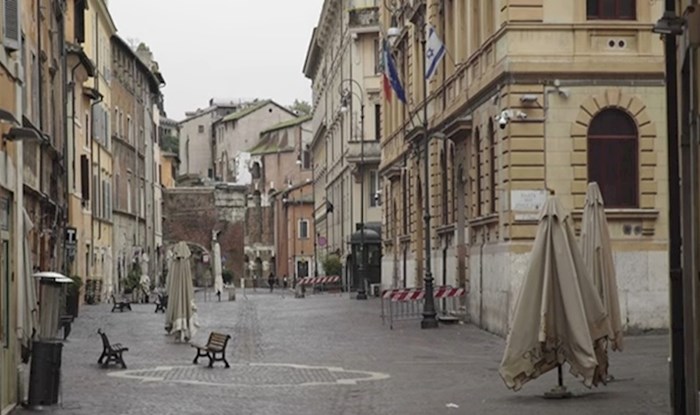 VIDEO Pogledajte kako jezivo izgledaju ulice Rima u doba karantene